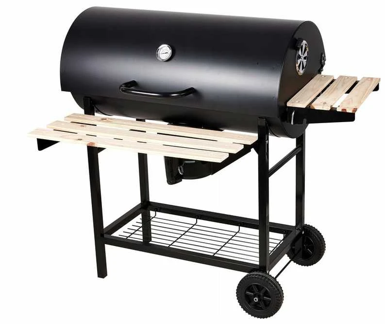 Didelė BBQ anglies kepsninė ant ratukų