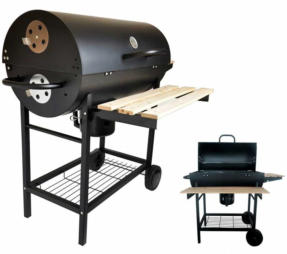 Didelė BBQ anglies kepsninė ant ratukų