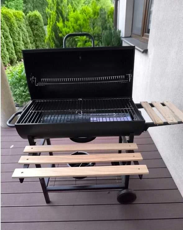 Didelė BBQ anglies kepsninė ant ratukų