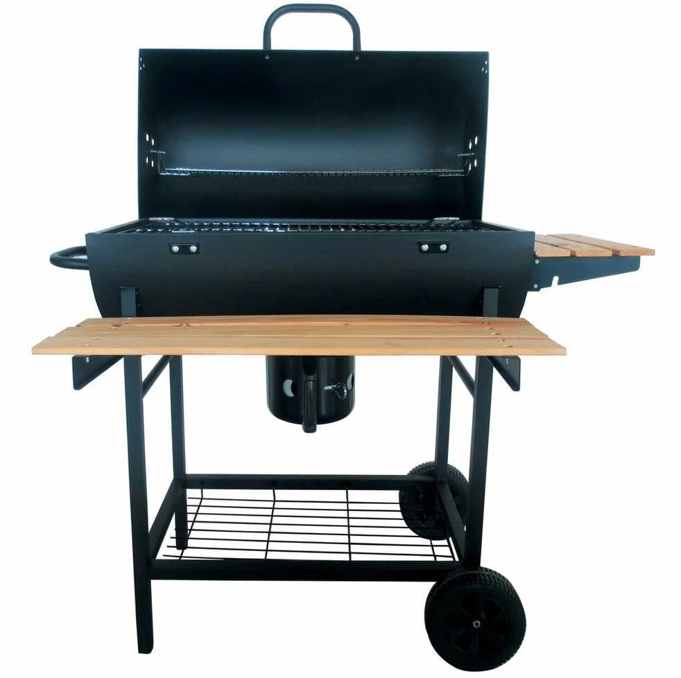 Didelė BBQ anglies kepsninė ant ratukų
