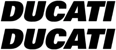 Ducati Stickers Motociklo logotipo lipdukai Ducati, dizainas Nr. 2, 2 vnt.