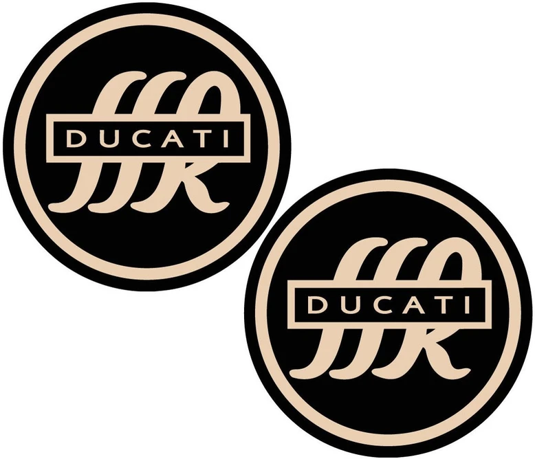 Ducati Stickers Motociklo logotipo lipdukai Ducati SSR, degalų bakui, 2 vnt.