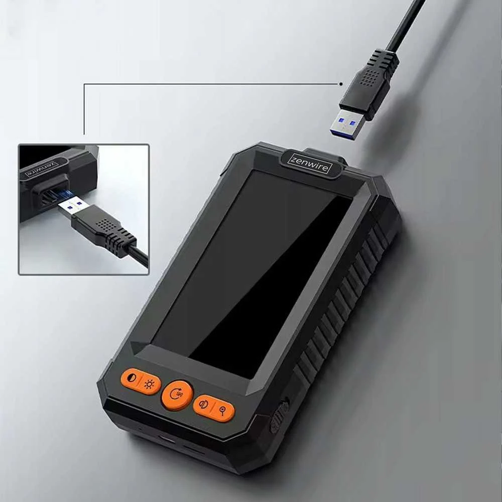 Endoskopinė patikros kamera su Full HD IPS USB-C, 5 m