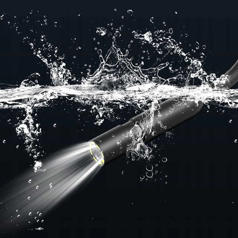 Endoskopinė vamzdžių apžiūros kamera dirbtuvėms su IPS ekranu, USB-C, 5 m