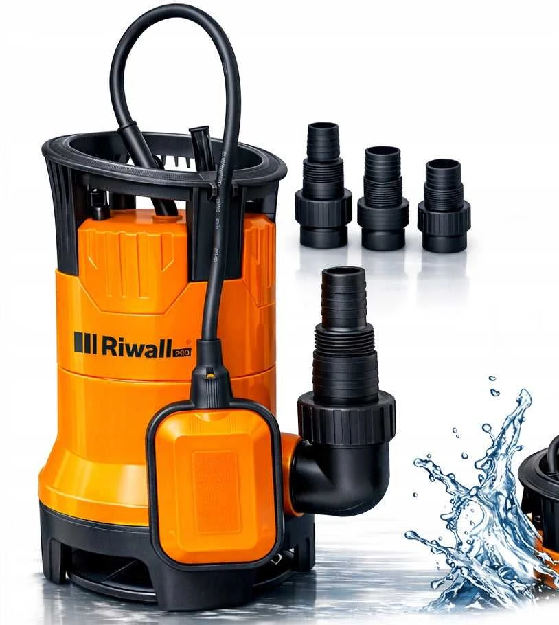 Galingas siurblys švariam ir nešvariam vandeniui 750W