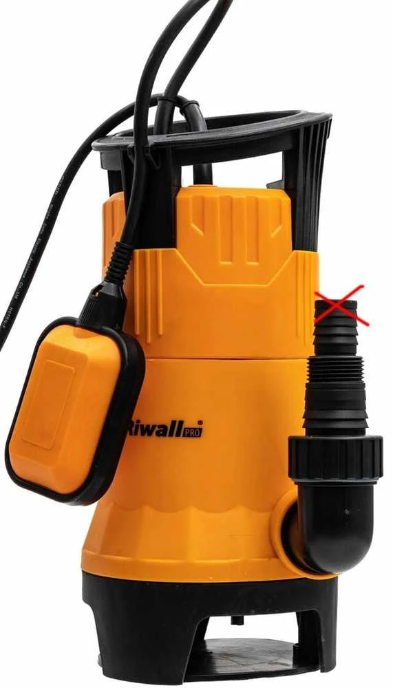 Galingas siurblys švariam ir nešvariam vandeniui 750W
