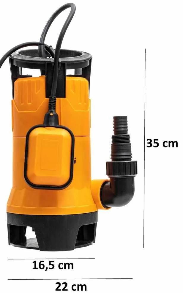 Galingas siurblys švariam ir nešvariam vandeniui 750W