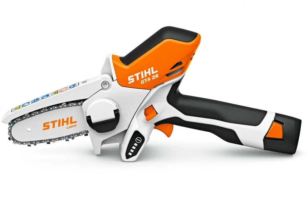 Grandininis pjūklas STIHL GTA 26 akumuliatorinis mini pjūklas – pilnas komplektas