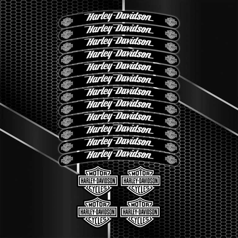 Harley-Davidson ratlankių lipdukų rinkinys