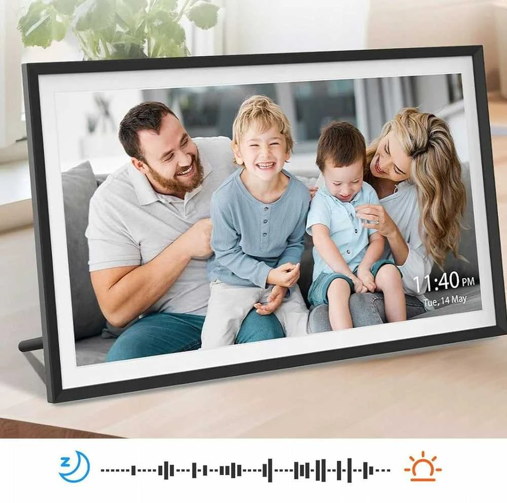 HD IPS skaitmeninis nuotraukų rėmelis su jutikliniu ekranu