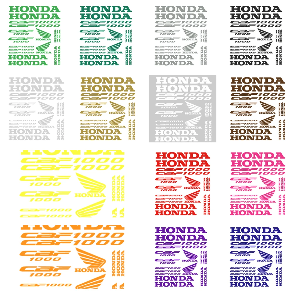 Honda CBF 1000 motociklo logotipo lipdukų rinkinys, vinilo lipdukai