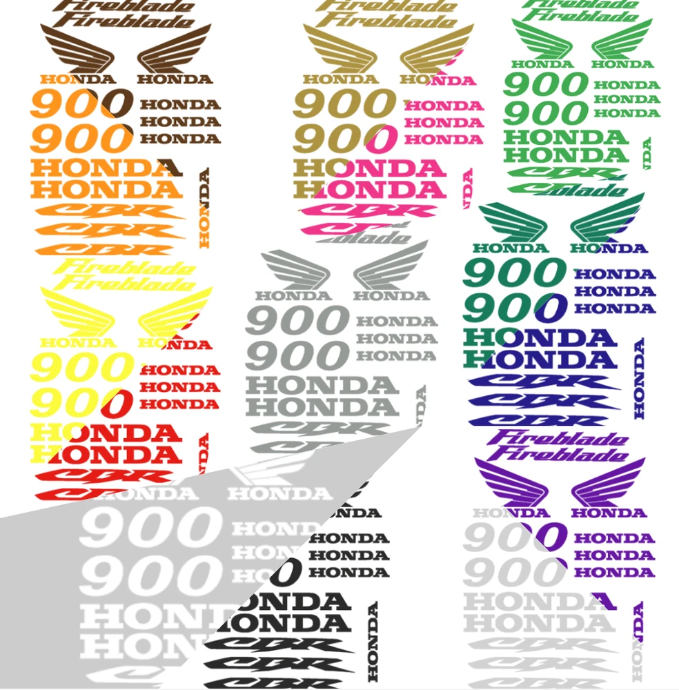 HONDA CBR 900 FIREBLADE motociklo logo lipdukų rinkinys
