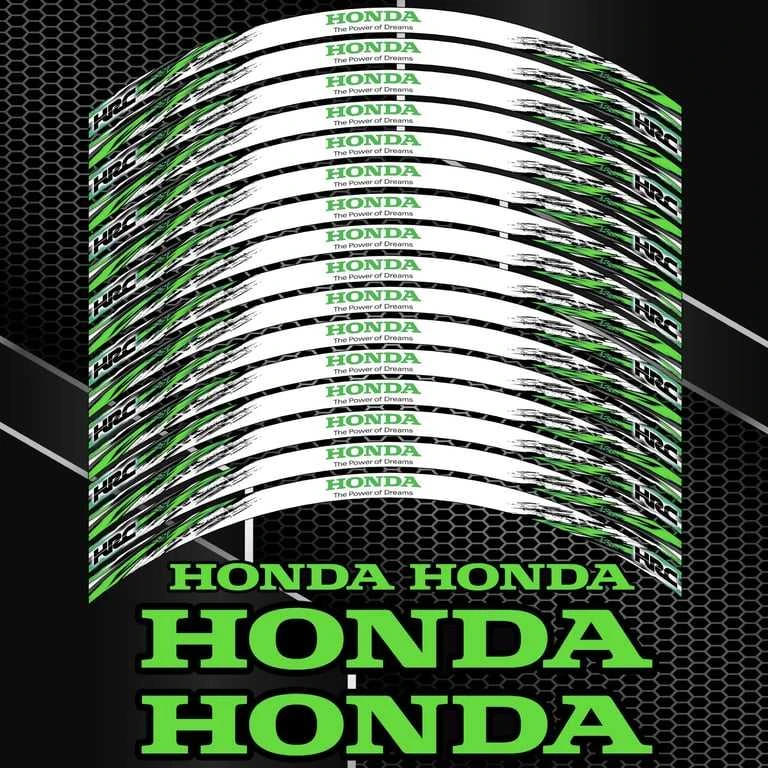 HONDA sport bike ratlankių lipdukai – patvarūs ir modernūs
