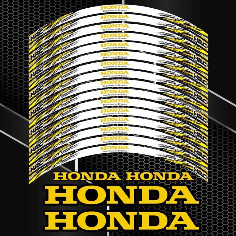 HONDA sportinių motociklų ratlankių dekoras – lipdukai ratams