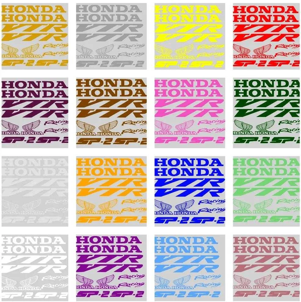 Honda VTR SP2 lipdukų rinkinys motociklo vinilo lipdukai, geltoni