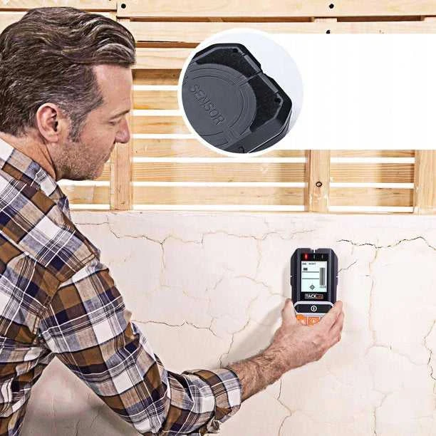 Kabelių ir laidų detektorius sienose | LCD | 5in1 | Metalo, laidų ir medienos ieškiklis