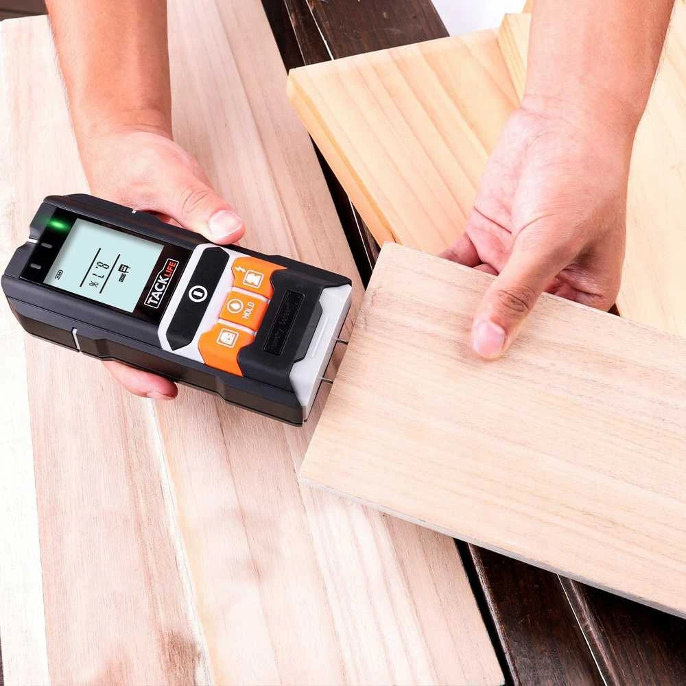 Kabelių ir laidų detektorius sienose | LCD | 5in1 | Metalo, laidų ir medienos ieškiklis