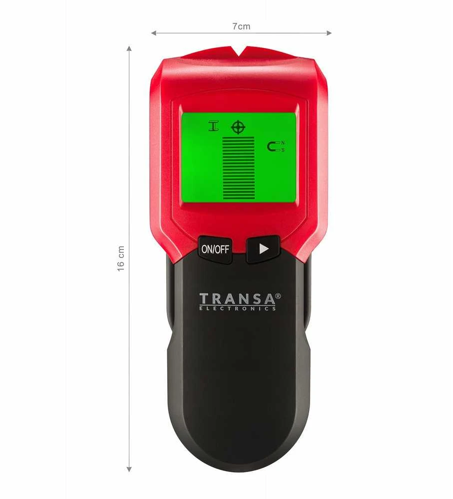 Kabelių ir laidų detektorius sienose | LCD | 4in1 | Metalo, laidų ieškiklis