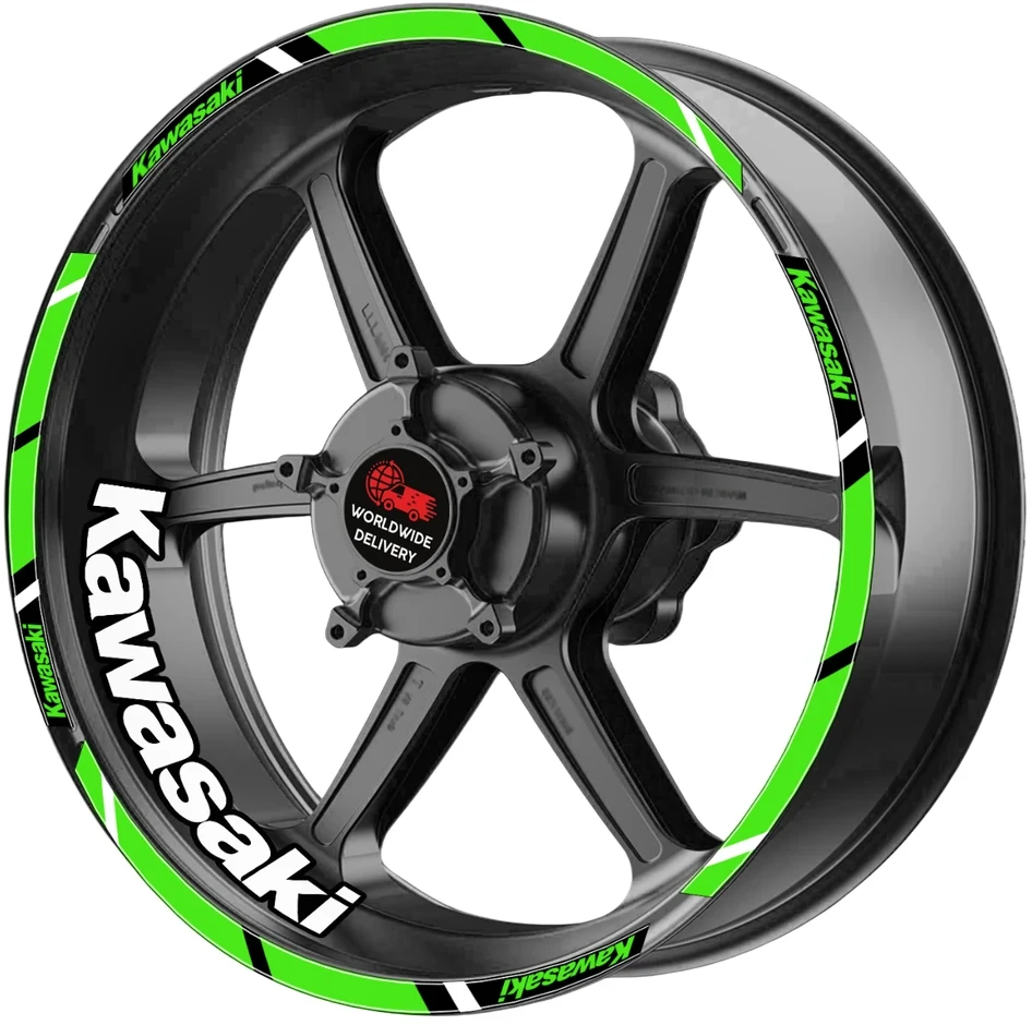 Kawasaki NINJA, H2, Z, Versys, KLX ratlankių lipdukai