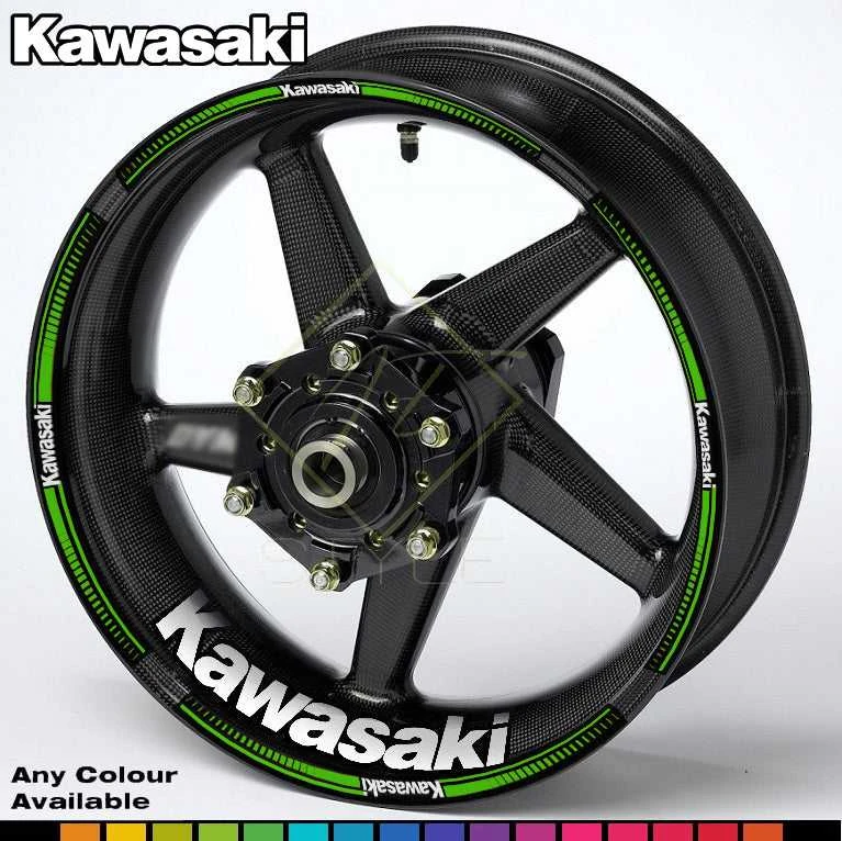 Kawasaki NINJA ratlankių lipdukai – įvairių spalvų pasirinkimas