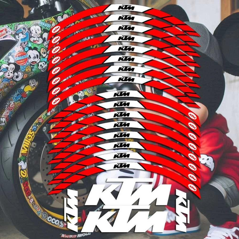 KTM motociklo ratlankių lipdukai
