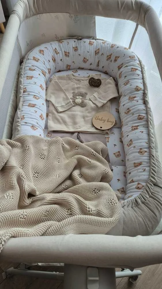 Kūdikio kokonas VELVET ir medvilnė SATIN PREMIUM INFANTILO