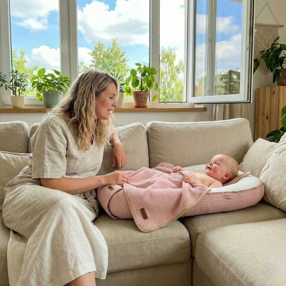 Kūdikių „Cocoon Air 3D“ saugaus miego komplektas, lizdelis, žaidimų aikštelės komplektas, „BabyMam“