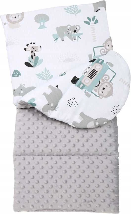 Kūdikių kokonų lizdelis „Minky“ rinkinys XXL „BabyMam“ 7 dalys