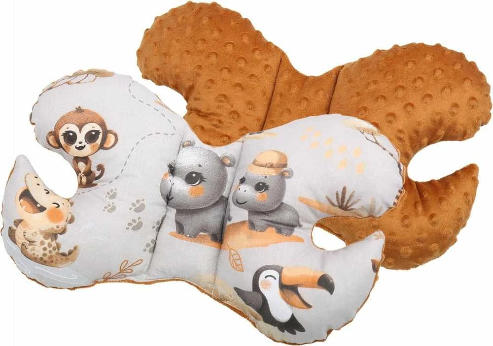 Kūdikių kokonų lizdelis „Minky“ rinkinys XXL „BabyMam“ 7 dalys