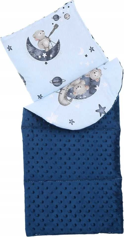 Kūdikių kokonų lizdelis „Minky“ rinkinys XXL „BabyMam“ 7 dalys