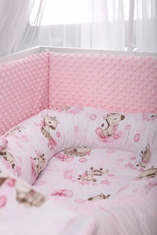 Kūdikių kokonų lizdelis „Minky“ rinkinys XXL „BabyMam“ 7 dalys
