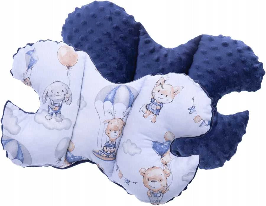 Kūdikių kokonų lizdelis „Minky“ rinkinys XXL „BabyMam“ 7 dalys