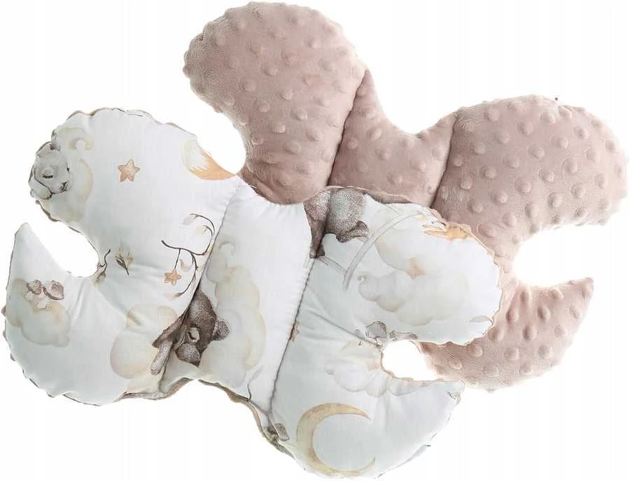 Kūdikių kokonų lizdelis „Minky“ rinkinys XXL „BabyMam“ 7 dalys