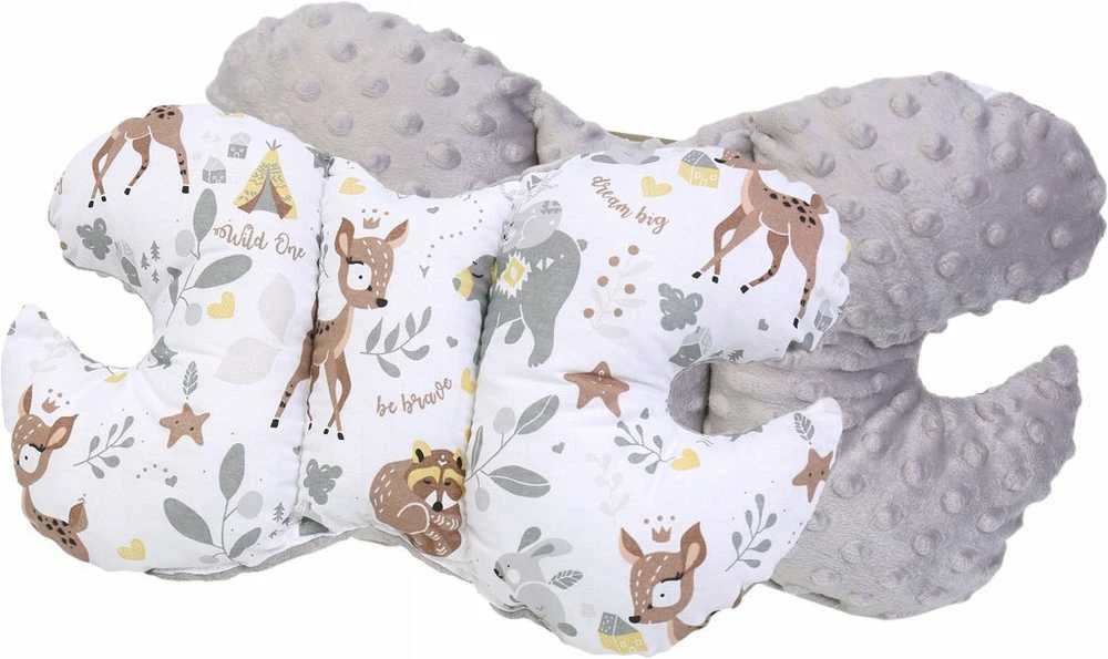 Kūdikių kokonų lizdelis „Minky“ rinkinys XXL „BabyMam“ 7 dalys