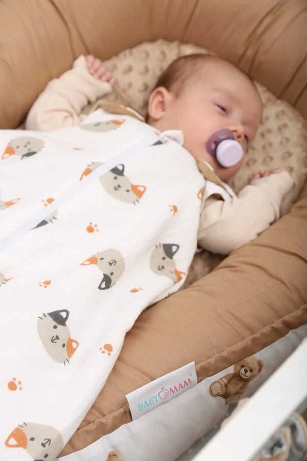 Kūdikių kokonų lizdelis „Minky“ rinkinys XXL „BabyMam“ 7 dalys