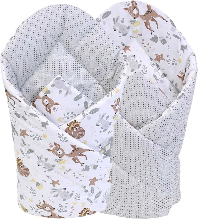 Kūdikių kokonų lizdelis „Minky“ rinkinys XXL „BabyMam“ 7 dalys