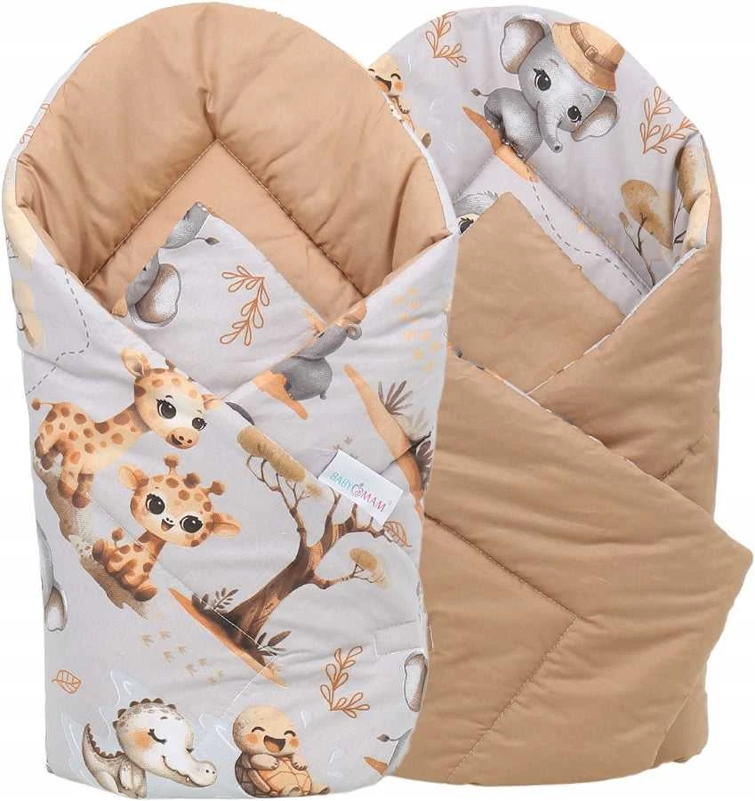 Kūdikių kokonų lizdelis „Minky“ rinkinys XXL „BabyMam“ 7 dalys
