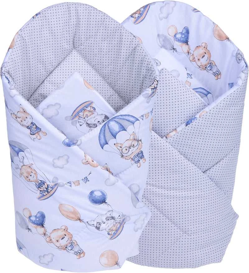 Kūdikių kokonų lizdelis „Minky“ rinkinys XXL „BabyMam“ 7 dalys