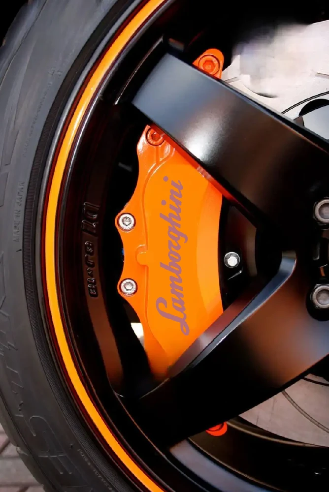Lamborghini karščiui atsparūs suportų lipdukai