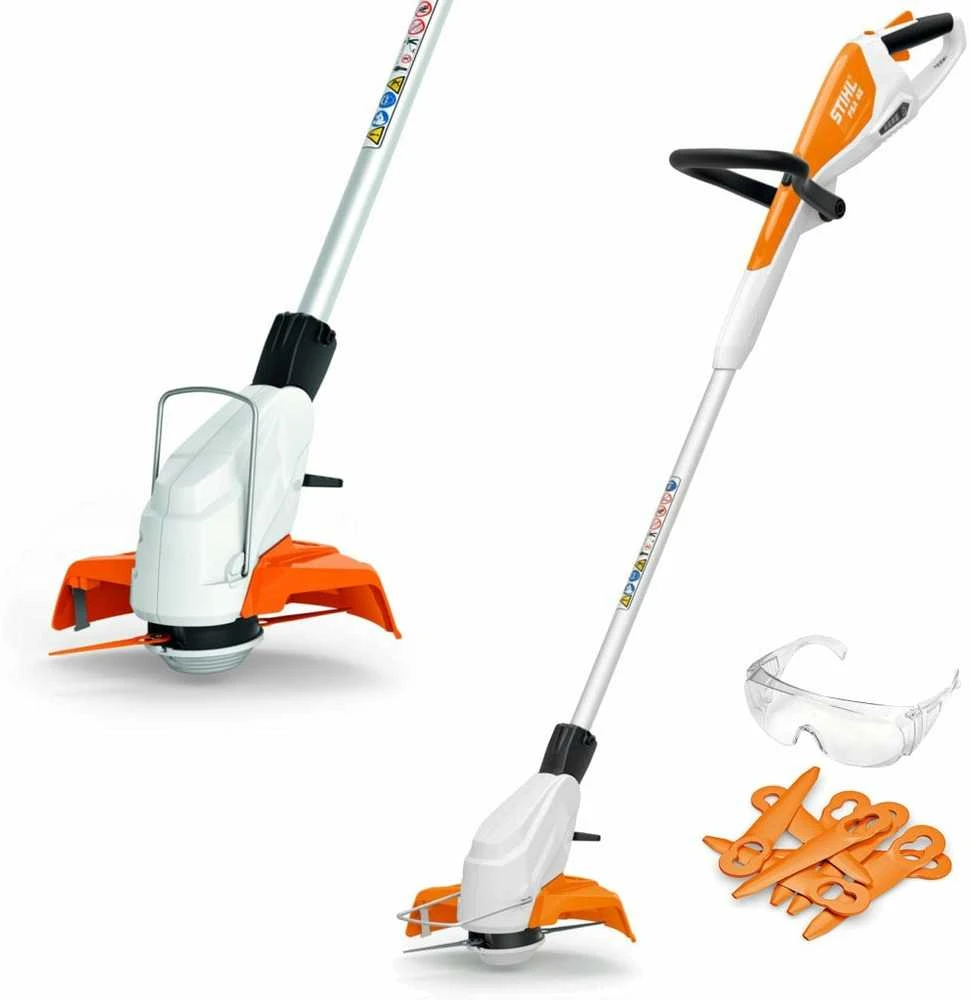 Lengva akumuliatorinė žoliapjovė STIHL FSA 45 su valu ir ašmenimis