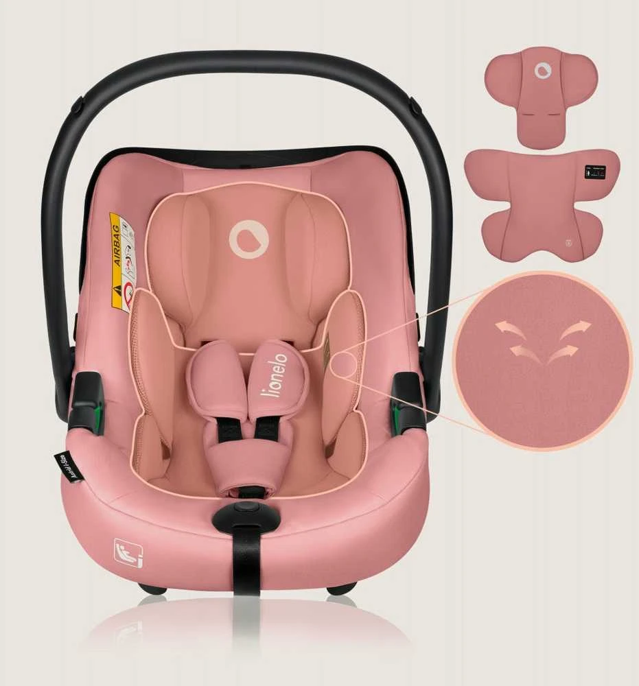 Lionelo Astrid kėdutė 0-13 kg ADAC rožinė