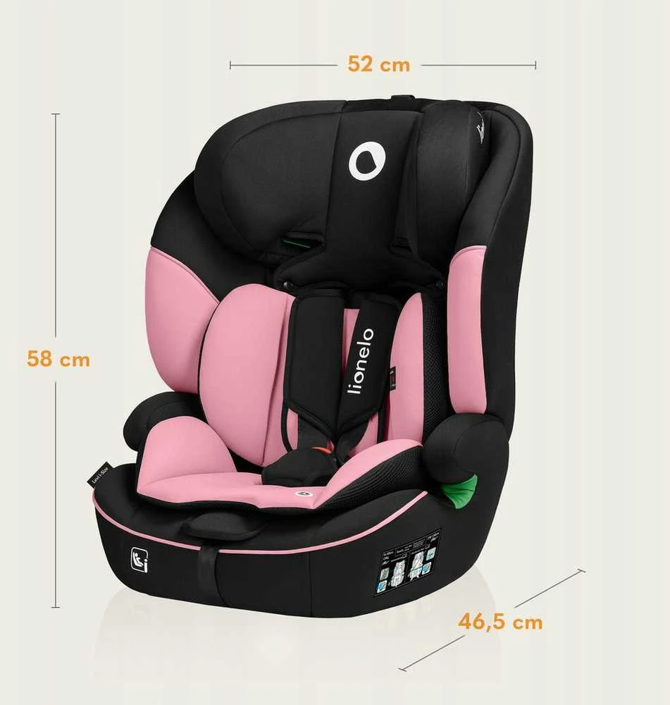 Lionelo LEVI i-Size kėdutė 76-150 cm 9-36 kg