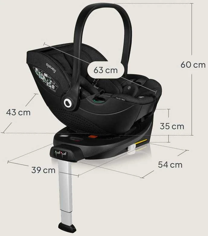 Lionelo Moxie i-Size kėdutė 0-13 kg