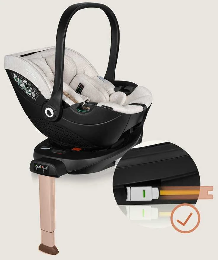 Lionelo Moxie i-Size kėdutė 0-13 kg su baze