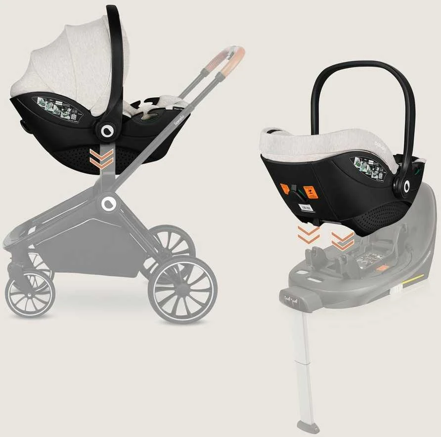 Lionelo Moxie i-Size kėdutė 0-13 kg su baze