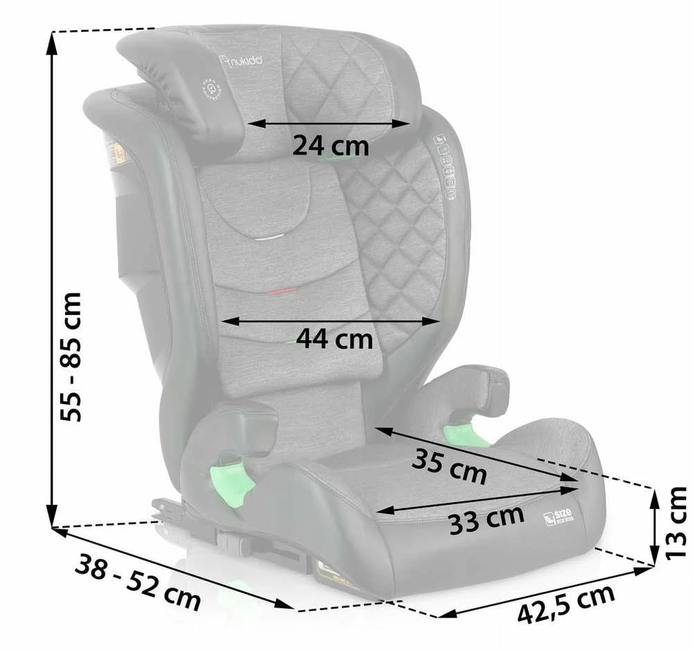Louis ISOFIX i-Size kėdutė 15-36 kg