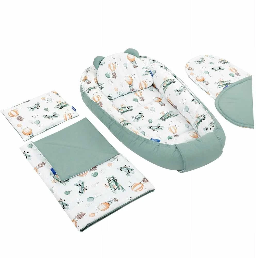 MEDVILNINIS KŪDIKIO RINKINYS 5in1 YUCKA COCOON
