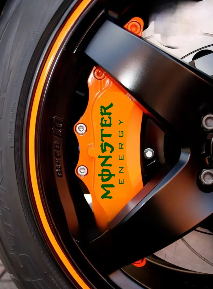 Monster Energy karščiui atsparūs suportų lipdukai