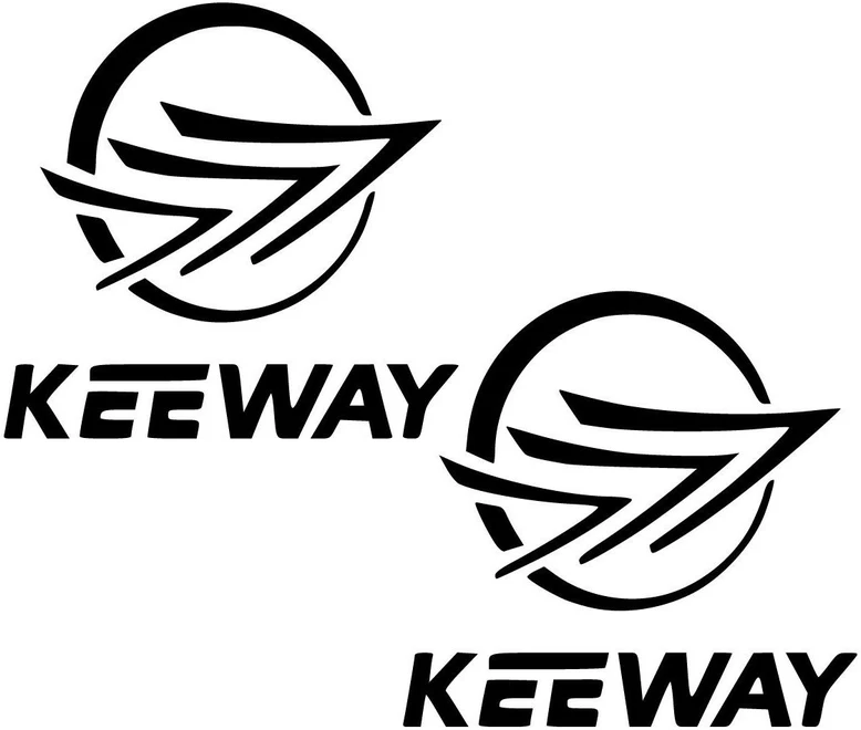 Motociklu Lipdukai Motociklo logotipo lipdukai Keeway, dizainas Nr. 2, 2 vnt.