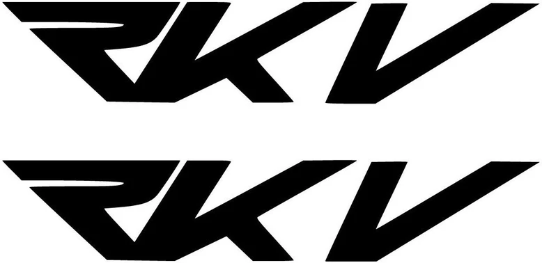 Motociklu Lipdukai Motociklo logotipo lipdukai Keeway RKV, degalų bakui, 2 vnt.